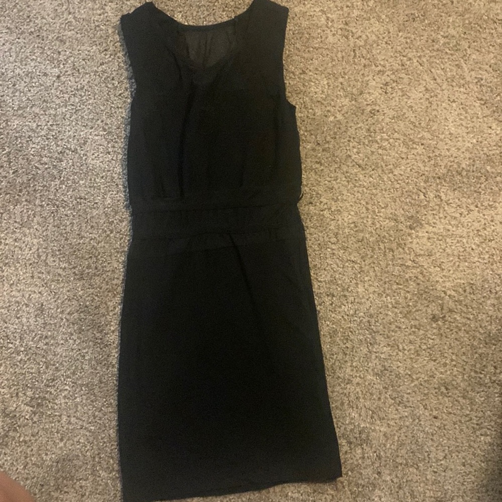 Black mini dress